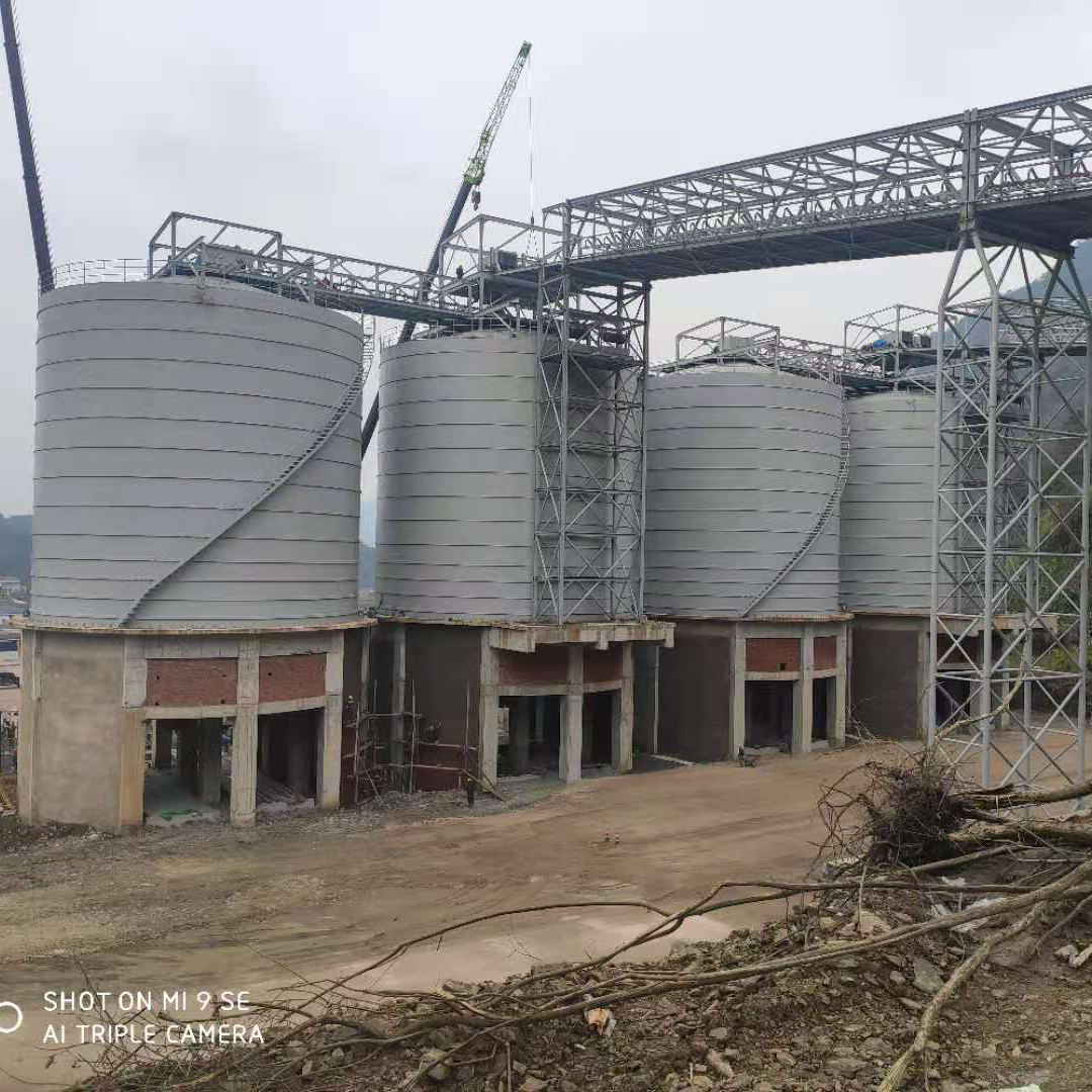 江西3000吨骨料钢板库